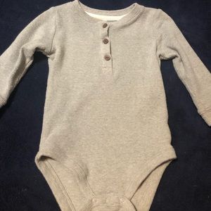 Gymboree Ribbed Henley Bodysuit